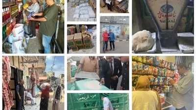 تحرير 100 مخالفة وضبط سلع منتهية الصلاحية في حملة على الأسواق بالقليوبية