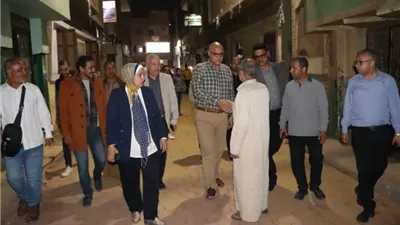 محافظ القليوبية يتفقد مشروعات الرصف بطوخ وقليوب