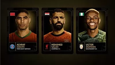 محمد صلاح علي رأس القائمة النهائية لـ أفضل لاعب في إفريقيا 2025
