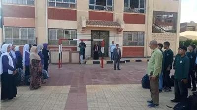 مدير تعليم كفرالشيخ يتفقد مدارس دسوق