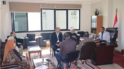 سكرتير بنى سويف يتابع مُستجدات مشروع تطوير مسجد السيدة حورية