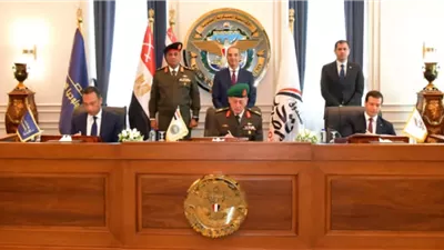 الأكاديمية العسكرية توقع بروتوكول تعاون مع الإتصالات وصندوق تحيا مصر