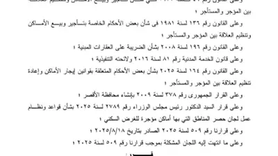 الأقصر تقسم مناطقها وتحدد حدًا أدنى لإيجار 
