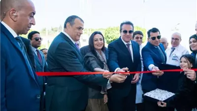 وزير الدولة للإنتاج الحربي يفتتح توسعة وحدة الغسيل الكلوي بالمركزالطبي