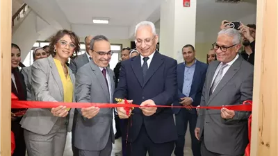 رئيس جامعة المنيا يفتتح 16 قاعة دراسية