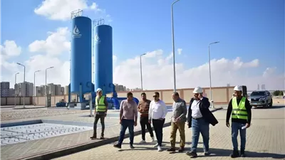 رئيس جهاز مدينة العلمين الجديدة يتفقد منظومة محطات الرفع