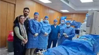 نجاح أول حالة علاج دوالي الخصية عن طريق القسطرة التداخلية