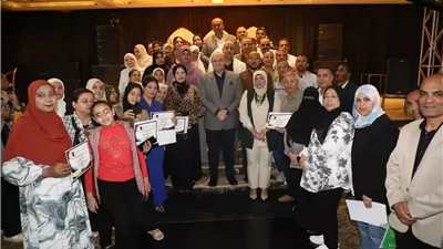 محافظ بني سويف يشهد احتفالية تكريم المتميزين بالتضامن ألأجتماعى.