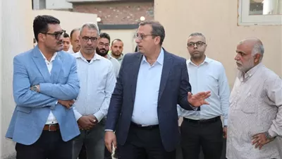 رئيس مياه القليوبية يتفقد اعمال التطوير بمحطة جمجرة الجديدة