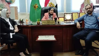 وكيل وزارة الصحة بالفيوم..تعقد اجتماعا مع ادارة العلاجى والادارات