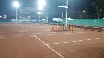 ملاعب التنس الارضي بنادي المنيا استعدت لاستقبال بطولة الجمهورية