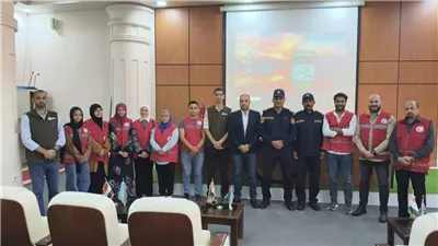 دورة تدريبية على أعمال الحماية المدنية والإطفاء والإنقاذ بمطروح