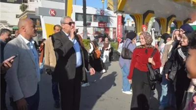 محافظ الغربية يتدخل ميدانيًا لحل زحام المواصلات بطنطا