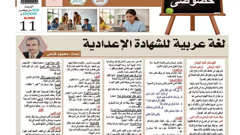 روشتة التفوق في النصوص