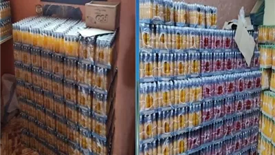 له معلومات جنائية | افتتح مصنعا بدون ترخيص لانتاج عصائر فاسدة