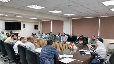 تنشيط تحصيل المديونيات بشركة مياه الشرب ببنى سويف