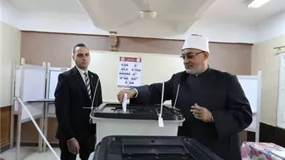 مفتي الجمهورية يُدلي بصوته في انتخابات مجلس النواب لعام 2025