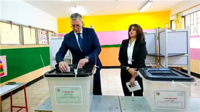 وزير البترول يدلي بصوته في انتخابات مجلس النواب 2025