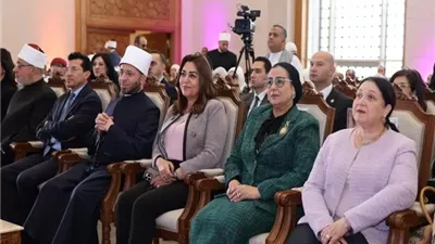 أمل عمار تشهد احتفالية اليوم العالمى للقضاء على العنف ضد المرأة