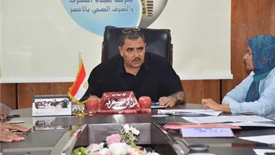 رئيس شركة مياه الشرب يتابع الموقف التنفيذى لمشروعات 