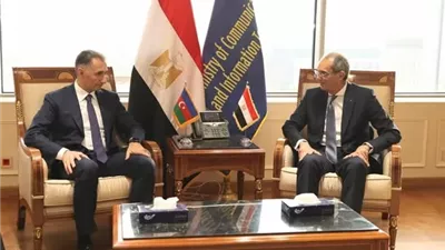وزير الاتصالات يبحث مع نظيره الأذربيجاني تعزيز التعاون الرقمي