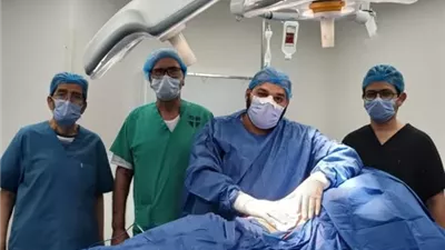 إعادة بناء القفص الصدري لمريض بمستشفى ابوخليفة في الإسماعيلية