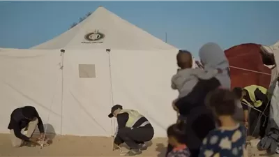 «بيت الزكاة والصدقات» ينتهي من القافلة الإغاثية لأهلنا فى غزة