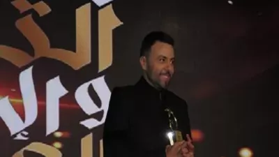 مدين يحصد تكريمًا كأفضل ملحن في ملتقى التميز والإبداع العربي