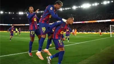 برشلونة يحافظ على صدارته بثلاثية فى شباك أتلتيكو مدريد