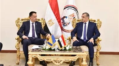 وزير الإنتاج الحربي ووزير الطاقة البوسني يبحثان التعاون المشترك