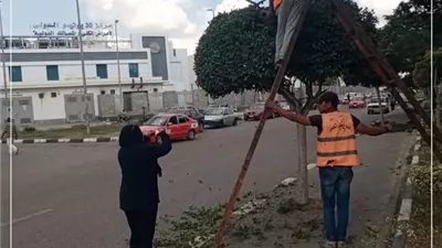 تطوير المسطحات والميادين الرئيسية بالإسماعيلية