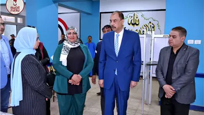محافظ سوهاج يتفقد لجان انتخابات اليوم الأول لمجلس النواب