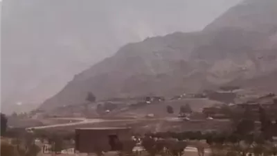 أمطار غزيرة تغمر مدينة شرم الشيخ ودهب
