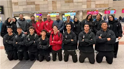 البعثة المصرية تغادر إلى أنجولا للمشاركة بدورة الألعاب الإفريقية