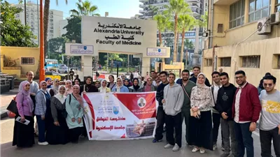 طب الإسكندرية تطلق قافله طبيه موسعة للتأهيل المهنى بالسيوف