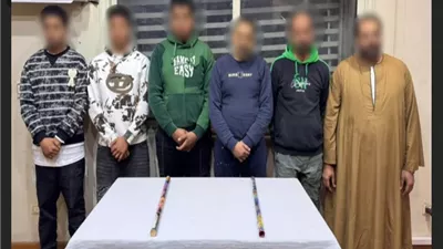 ضبط طرفى مشاجرة الألعاب النارية بين عدد من الأشخاص بالمعصرة