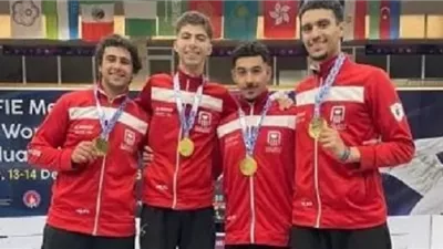 منتخب السيف يحصد ذهبية كأس العالم للشباب بأوزبكستان