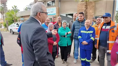 رئيس شركة الصرف الصحي بالإسكندرية يتفقد محطة رفع سموحة الجديدة