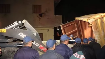 سبب سقوط حاويات قطار طوخ.. السكة الحديد تكشف تفاصيل الحادث