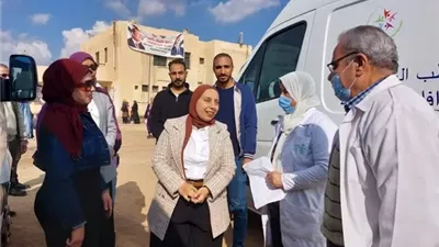 7 عيادات تخصصية تعالج أهالي قرية ابوجازية بالإسماعيلية