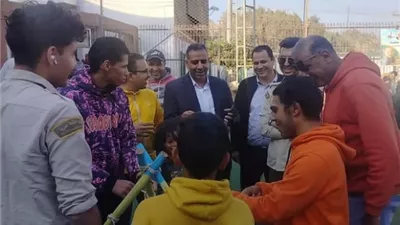 مدير الرياضة بالقليوبية يتفقد فعاليات اليوم الكشفى لذوى الهمم
