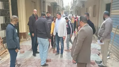 محافظ أسيوط يتابع أعمال تركيب بلاط الإنترلوك بشوارع وحارات مدين