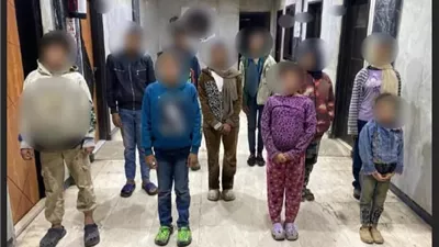 الداخلية تضبط 12 شخصًا وسيدتين لاستغلال الأطفال في التسول