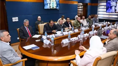 ميناء دمياط يستقبل لجنة الهيئة العامة لتخطيط مشروعات النقل