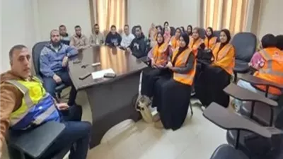 طلاب سكك حديد سوهاج يتدربون في ورش مترو الأنفاق