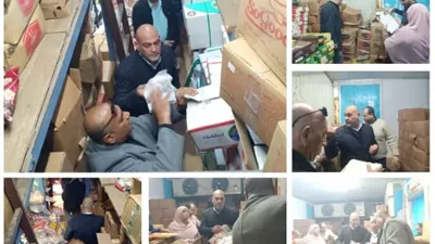 ضبط طن ونصف دواجن وبسطرمة مجهولة المصدر بشبرا الخيمة