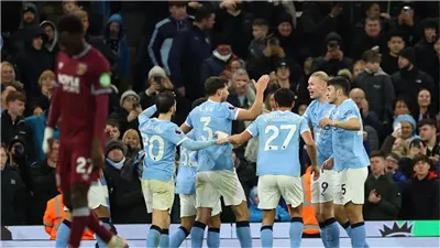 رجل مباراة مانشستر سيتي ووست هام في الدوري الإنجليزي