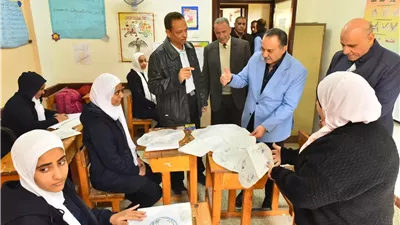 محافظ أسيوط يتفقد مدرسة الأمل للصم بمنطقة الأربعين