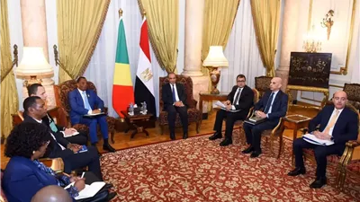 وزير الخارجية يبحث التعاون مع وزير خارجية جمهورية الكونجو