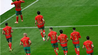شاهد.. أيوب الكعبي يضيف الهدف الثانى للمغرب فى شباك جزر القمر
